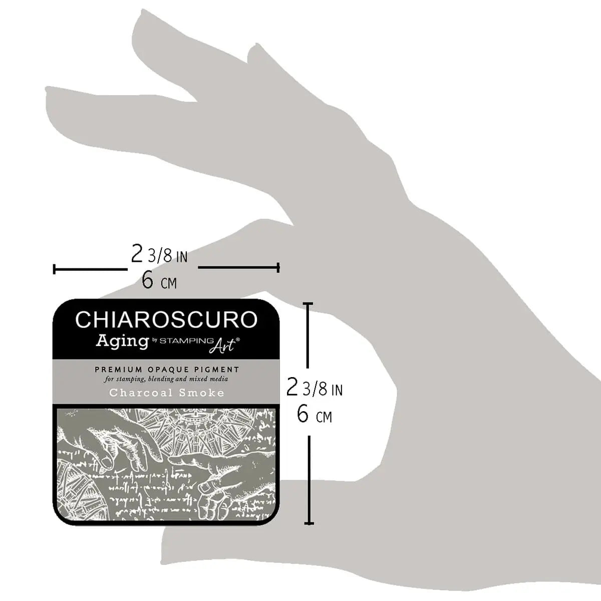 Charcoal Smoke Chiaroscuro Aging Ink Pad All Paint Products
