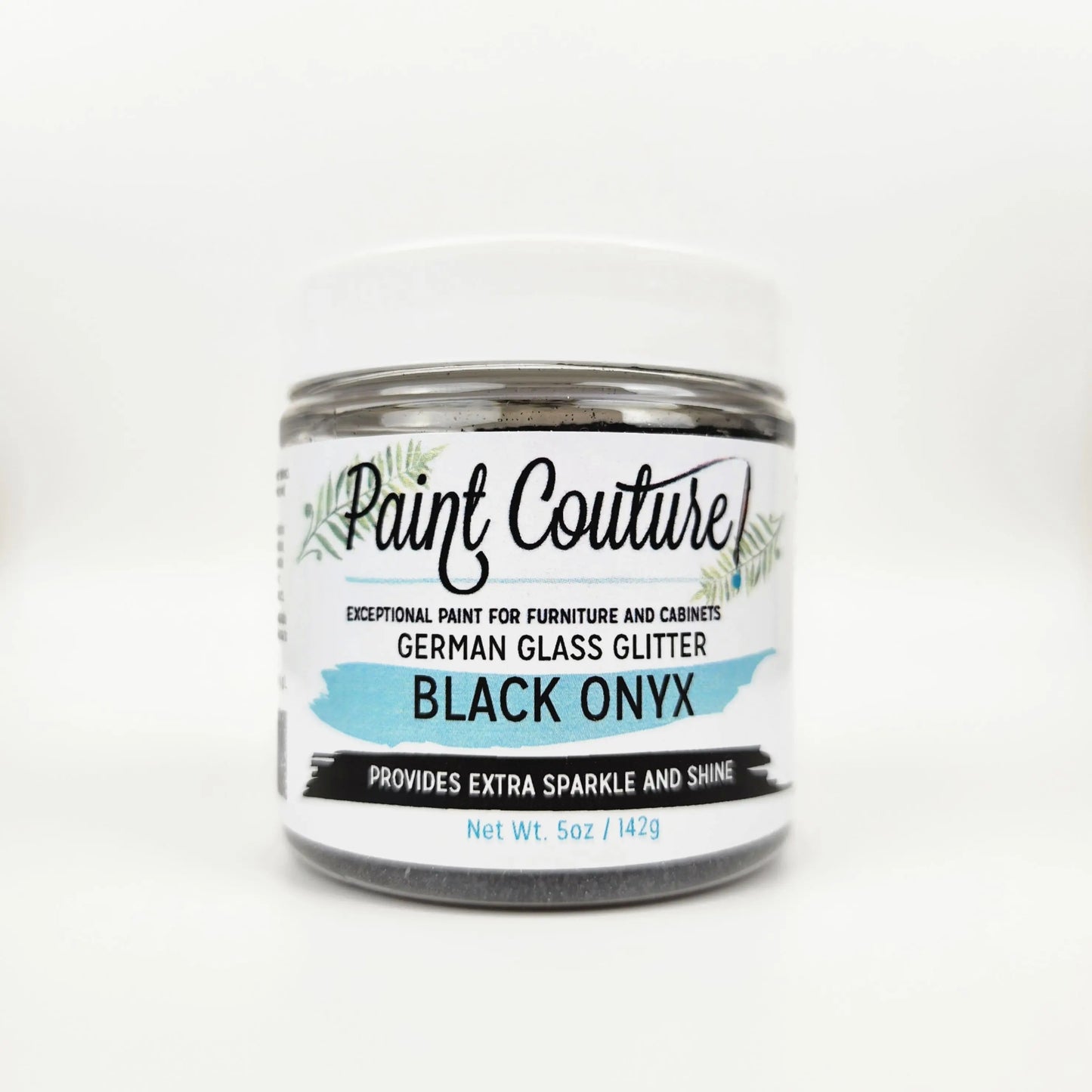 German Glass Glitter - Black Onyx Paint Couture