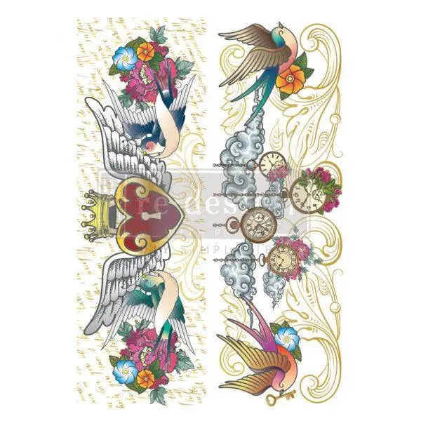 Hey Sailor - CeCe Transfer - Total Sheet Size: 24″ X 35″ Prima Re-Design