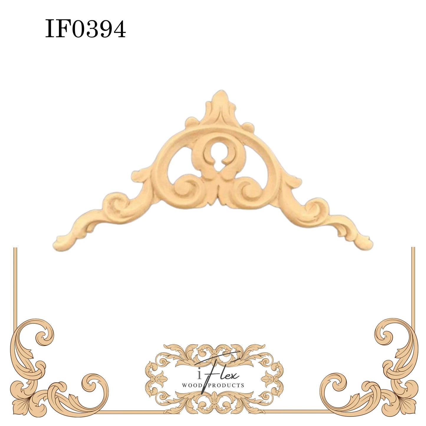 IFW 0394 iFlex Wood Products Corner bendable mouldings, flexible, wooden appliques
