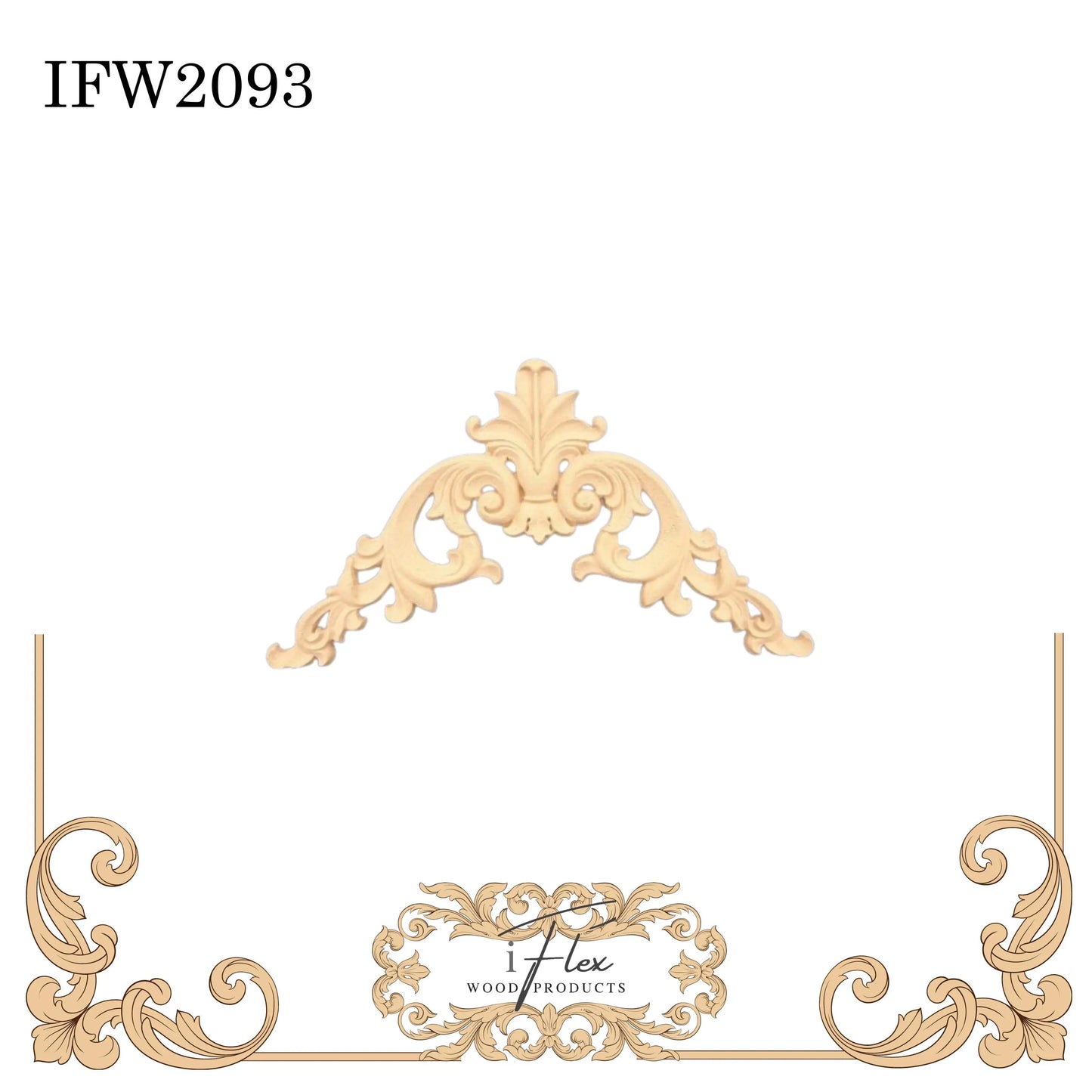 IFW 2093, flexible corner, decorative corner, flexible embellishment iFlex Wood Products