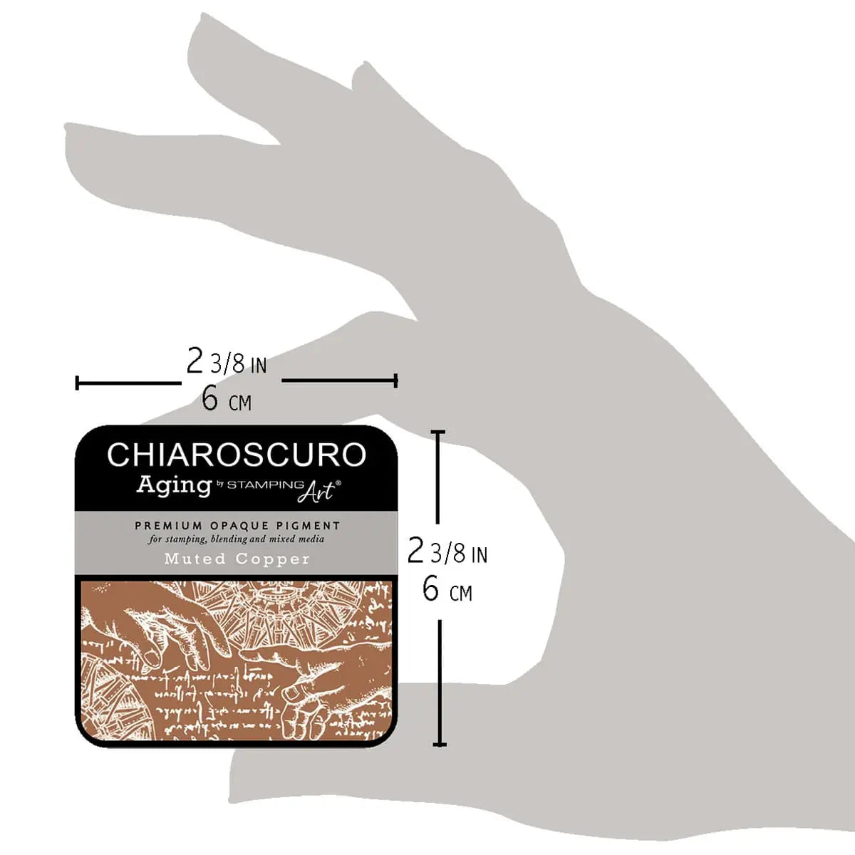 Muted Copper Chiaroscuro Aging Ink Pad All Paint Products