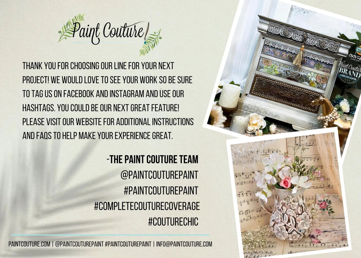 Paint Couture Modern Rattan Paint Couture