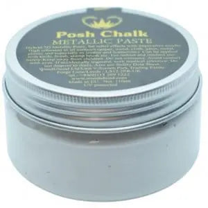 Posh Chalk Metallic Paste - White Titanium 110ml