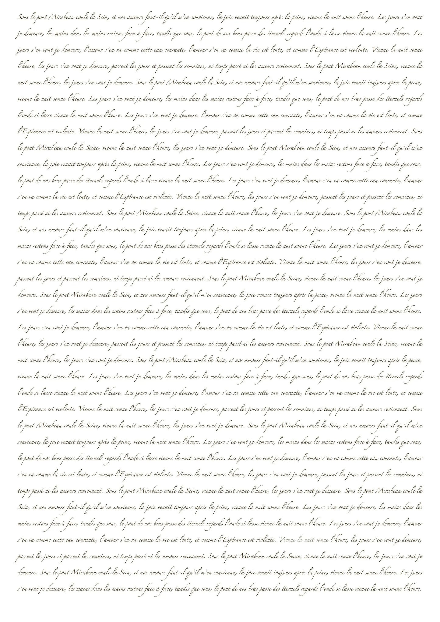 Posh Script Posh Chalk Decoupage - A1