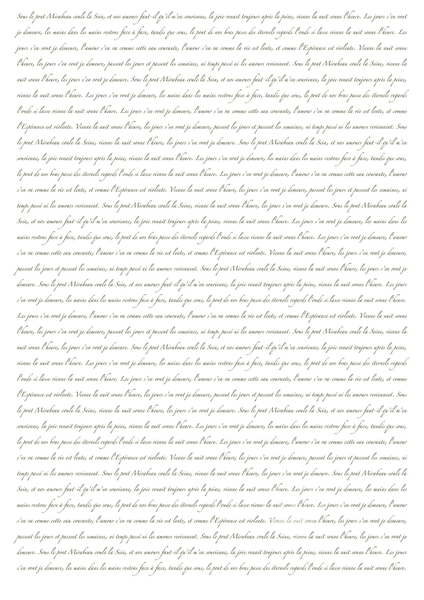 Posh Script Posh Chalk Decoupage - A3