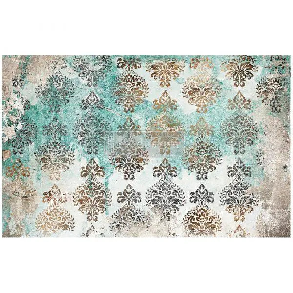 Re-Design with Prima PATINA FLOURISH- DÉCOUPAGE DÉCOR TISSUE PAPER Prima Re-Design