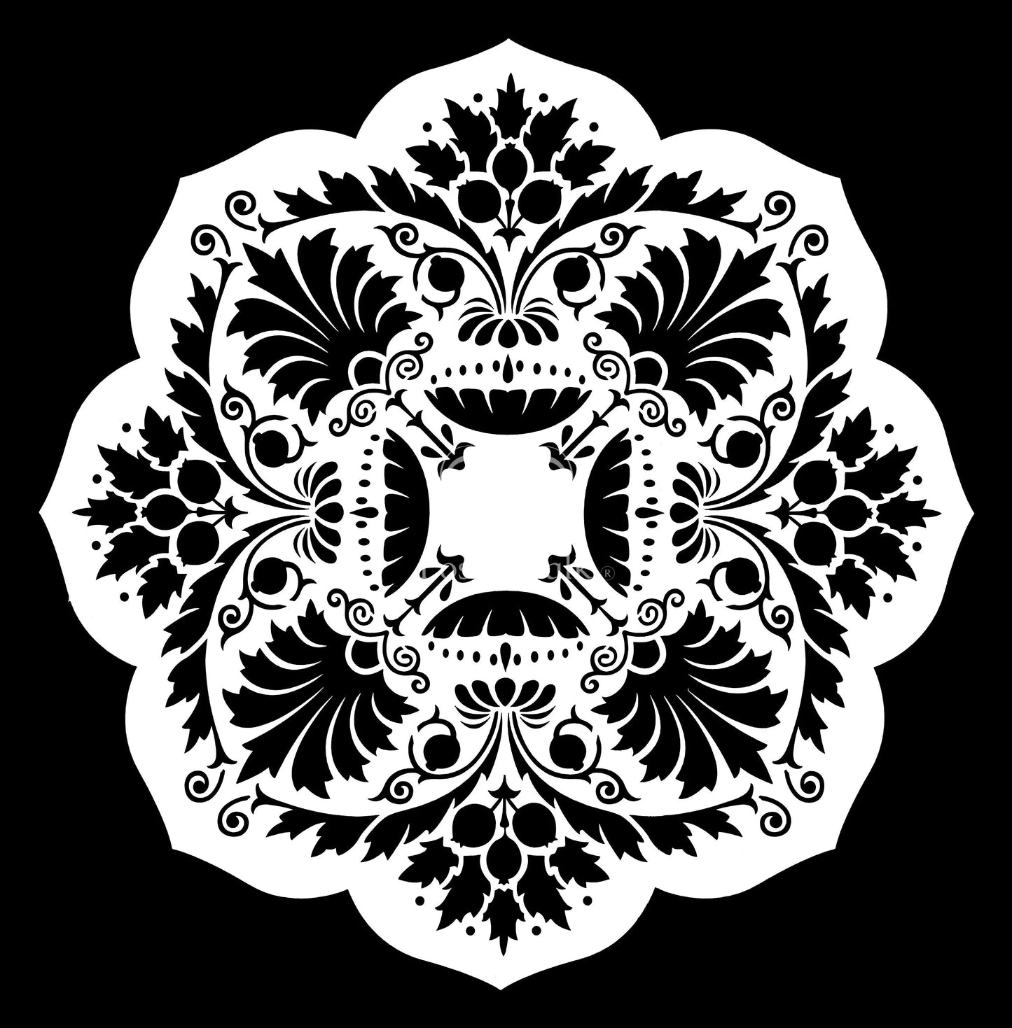 SUE CHIC'S MANDALA Stencil Posh Chalk