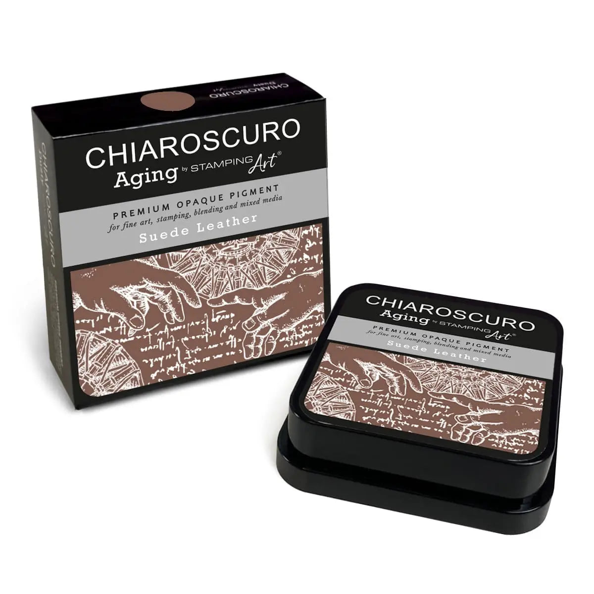 Suede Leather Chiaroscuro Aging Ink Pad All Paint Products