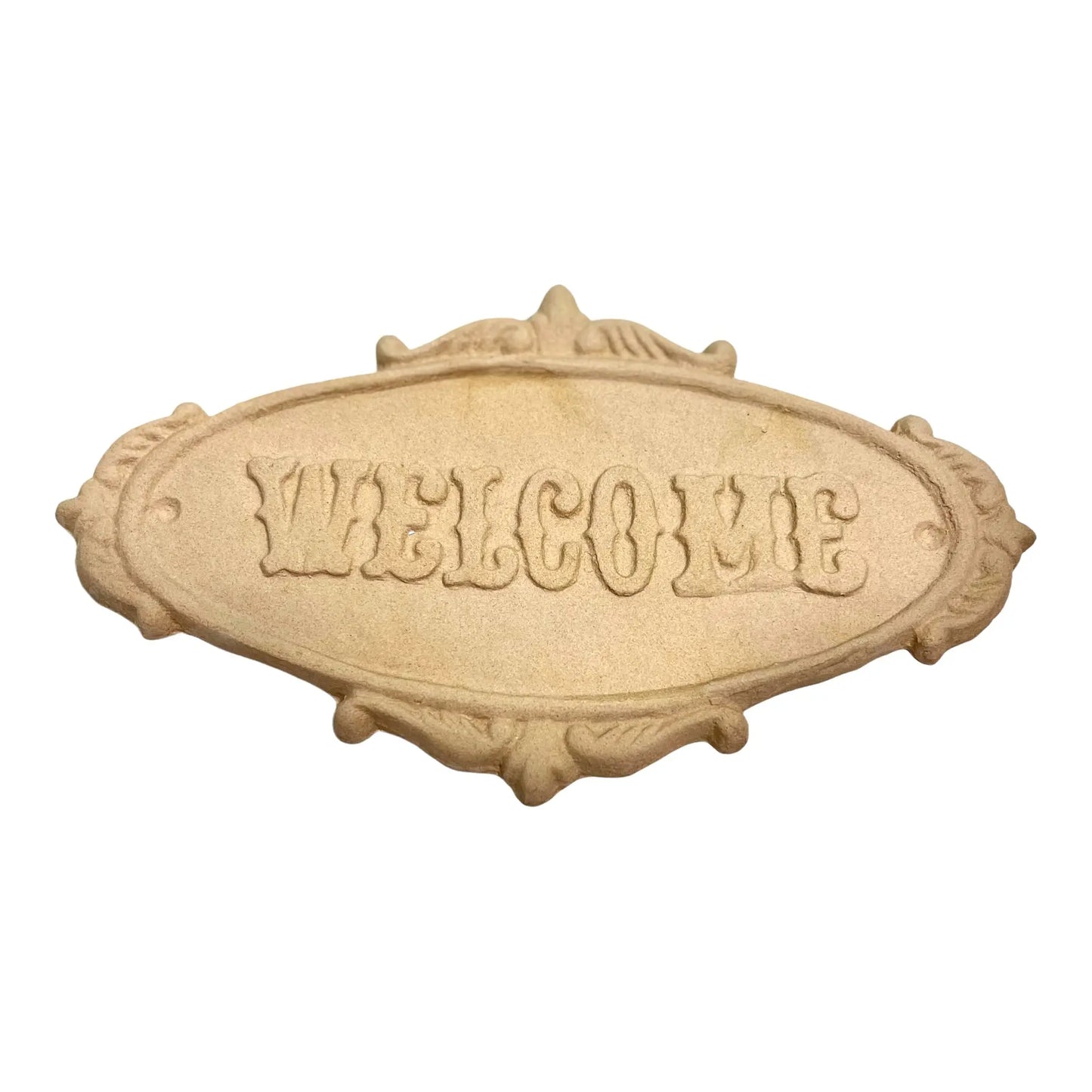 Welcome sign ,IFW 1039, flexible moulding, embellishment iFlex Wood Products