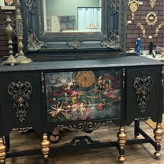Spoiled to the Core designs Buffet with Mirror