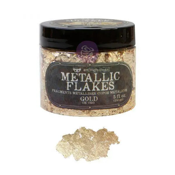 ART INGREDIENTS – METAL FLAKES – GOLD – 1 JAR All Paint Products