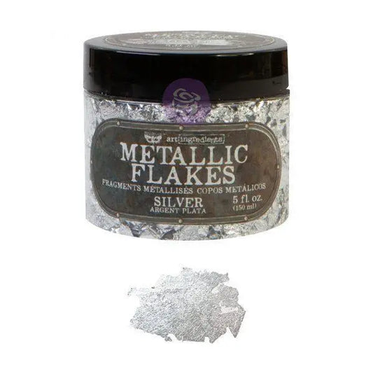 ART INGREDIENTS – METAL FLAKES – SILVER – 1 JAR All Paint Products
