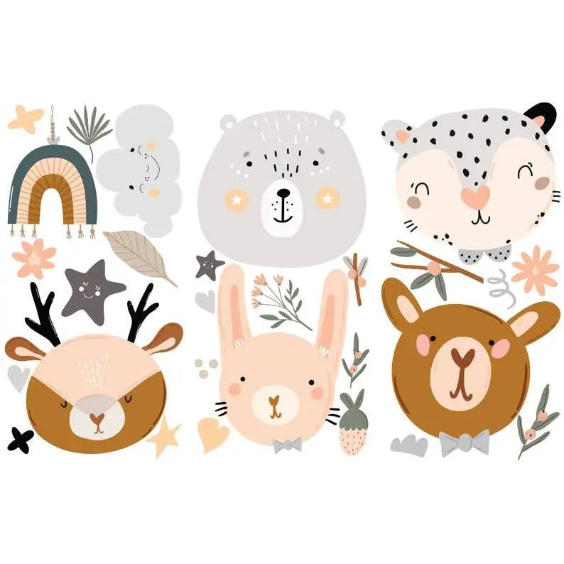 Boho Critter Mini-Transfer - Total Sheet Size: 6″ X 12″ Prima Re-Design