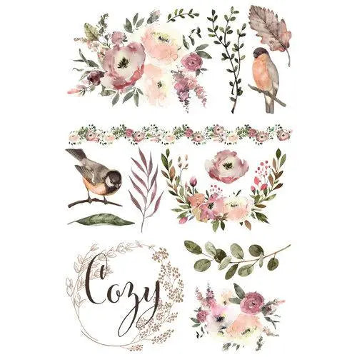 Cozy Evening - Transfer - Total Sheet Size: 24″ X 35″ Prima Re-Design
