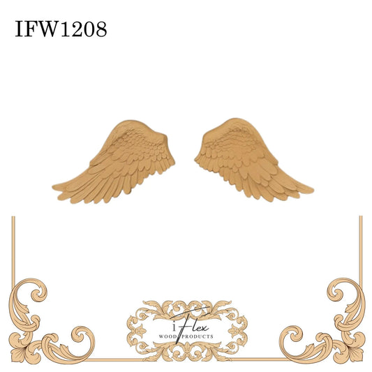 IFW 1208 iFlex Wood Products, bendable mouldings, flexible, wooden appliques, wings