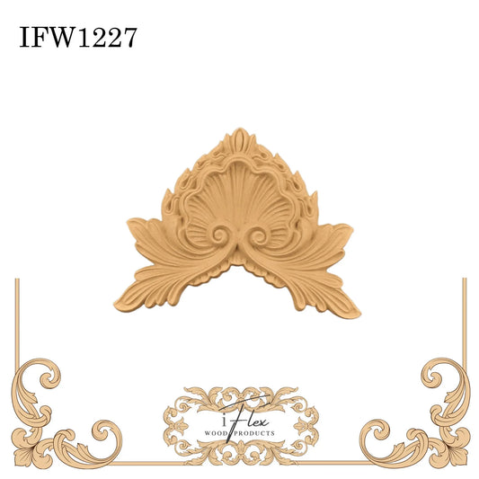 IFW 1227 iFlex Wood Products, bendable mouldings, flexible, wooden appliques, plaque iFlex Wood Products