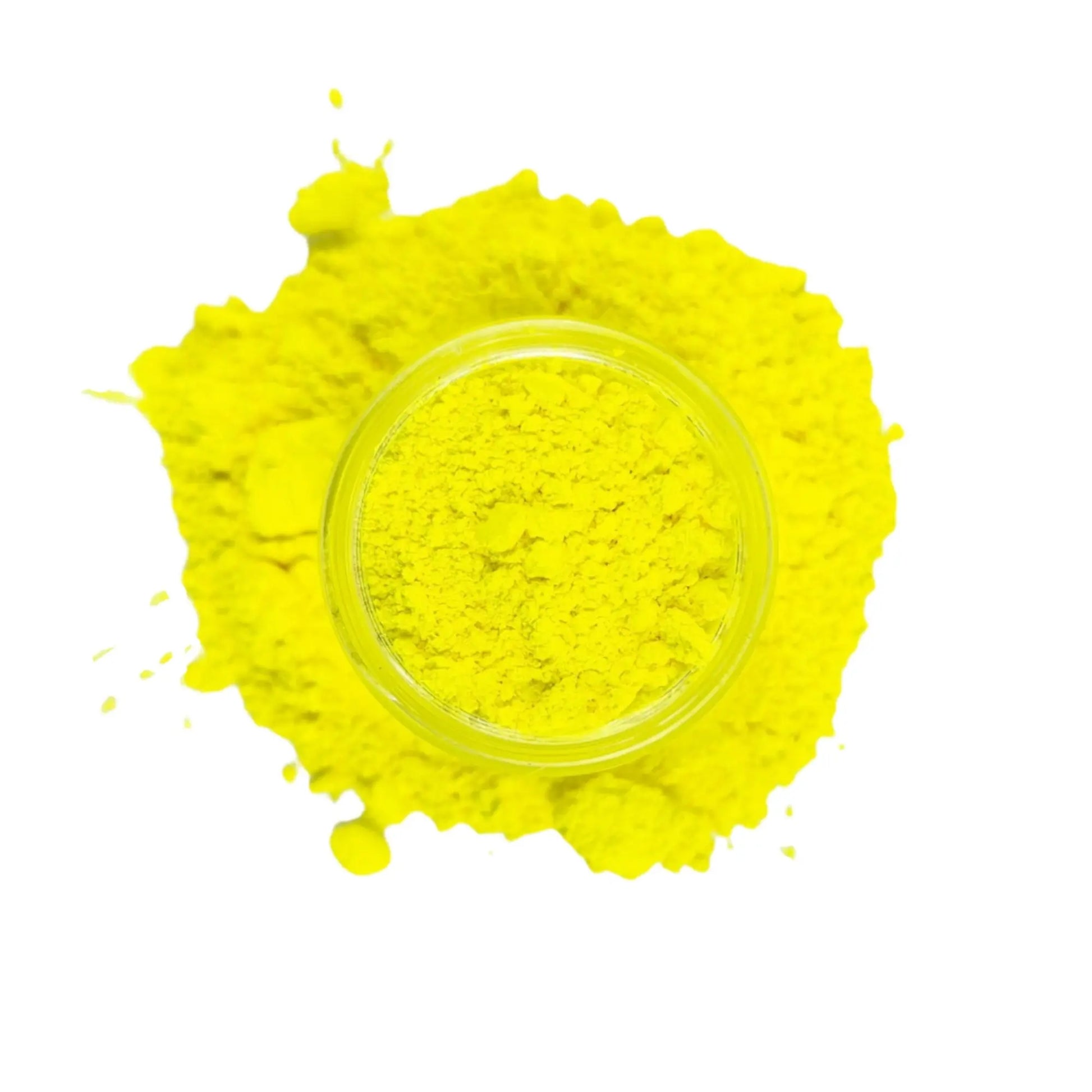 Lemon Squeeze Neon Yellow Perfect Pigments Powder All Paint Products