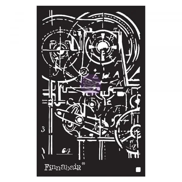 Machinery - FINNABAIR STENCIL – 1 PIECE, 6″X9″ Prima Re-Design