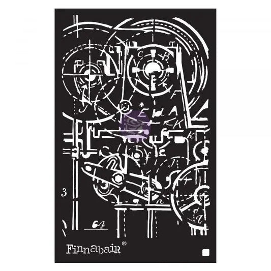 Machinery - FINNABAIR STENCIL – 1 PIECE, 6″X9″ Prima Re-Design