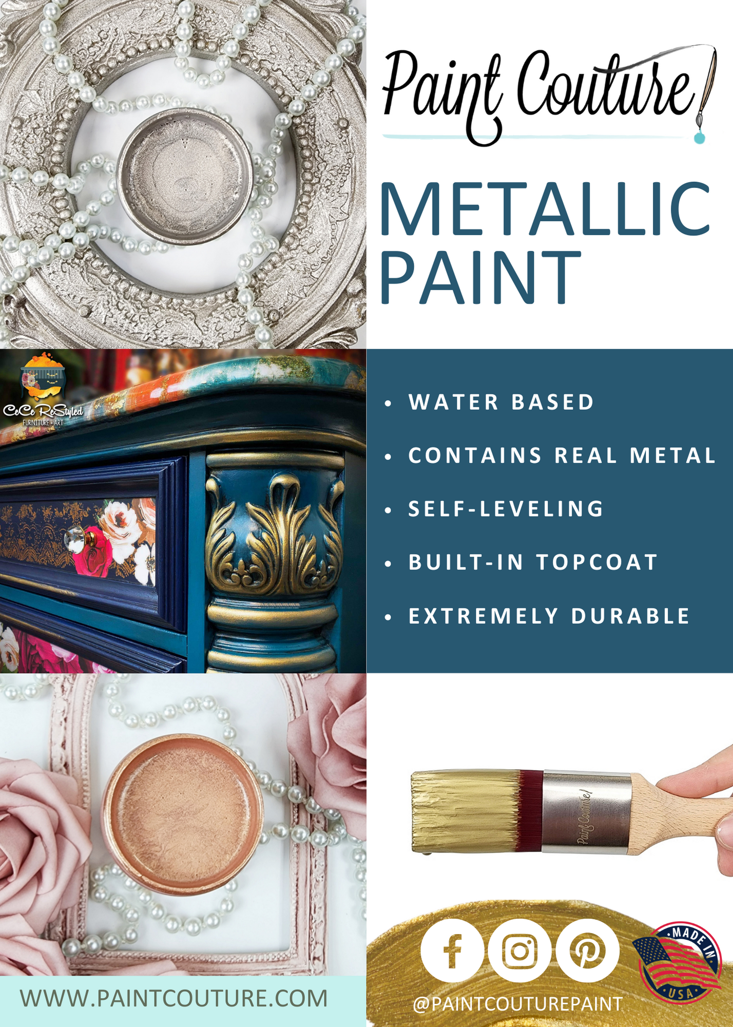 Paint Couture Metallic Champagne