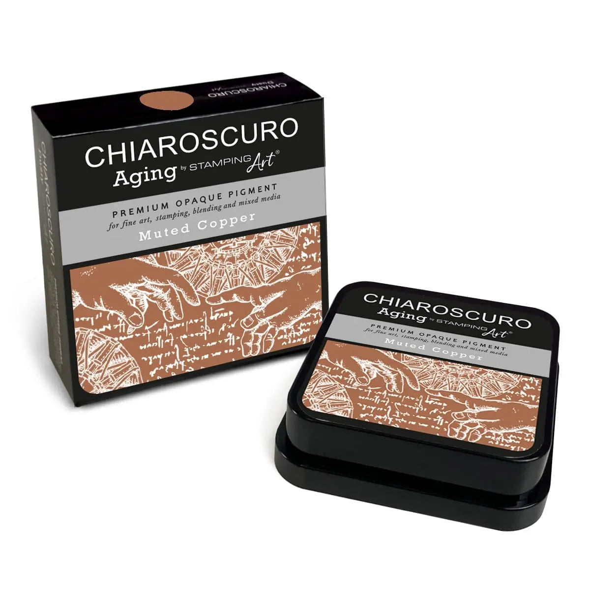Muted Copper Chiaroscuro Aging Ink Pad All Paint Products