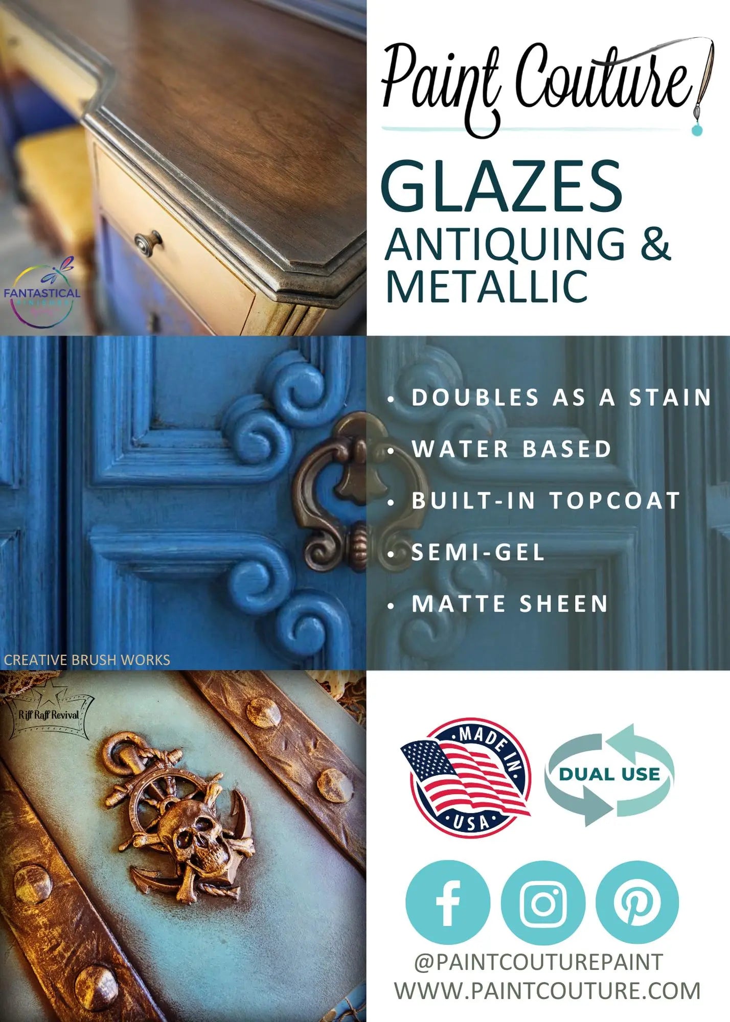 Paint Couture Glaze Verde Green Paint Couture