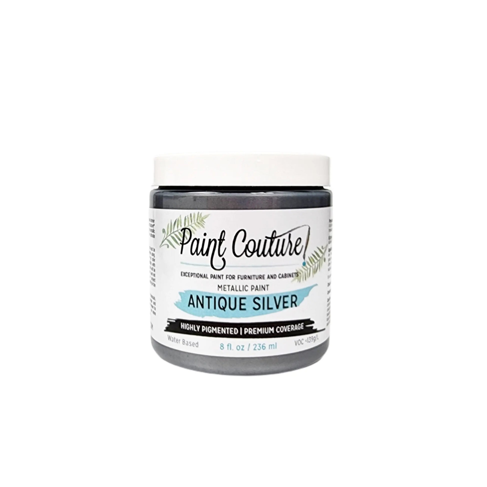 Paint Couture Metallic Paint Antique Silver