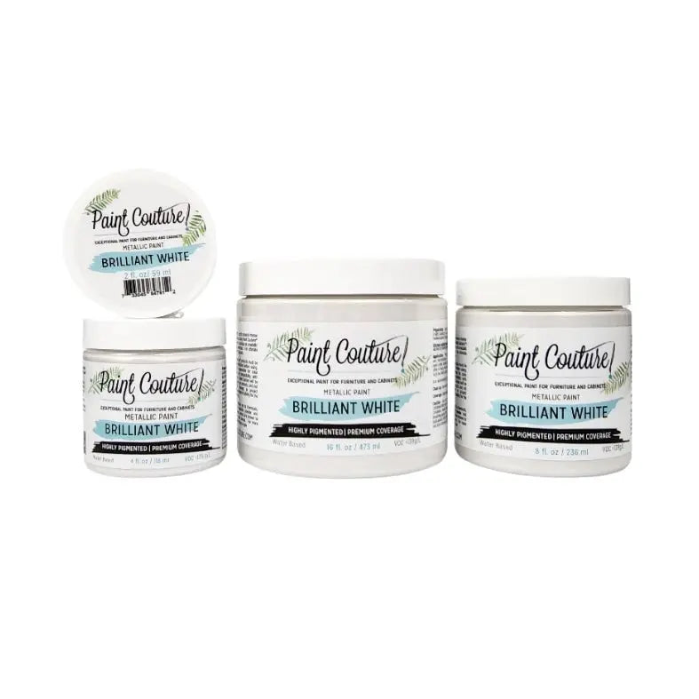 Paint Couture Metallic Paint Brilliant White