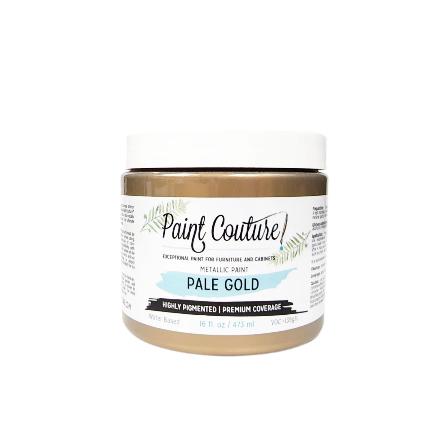 Paint Couture Metallic Paint Pale Gold Paint Couture