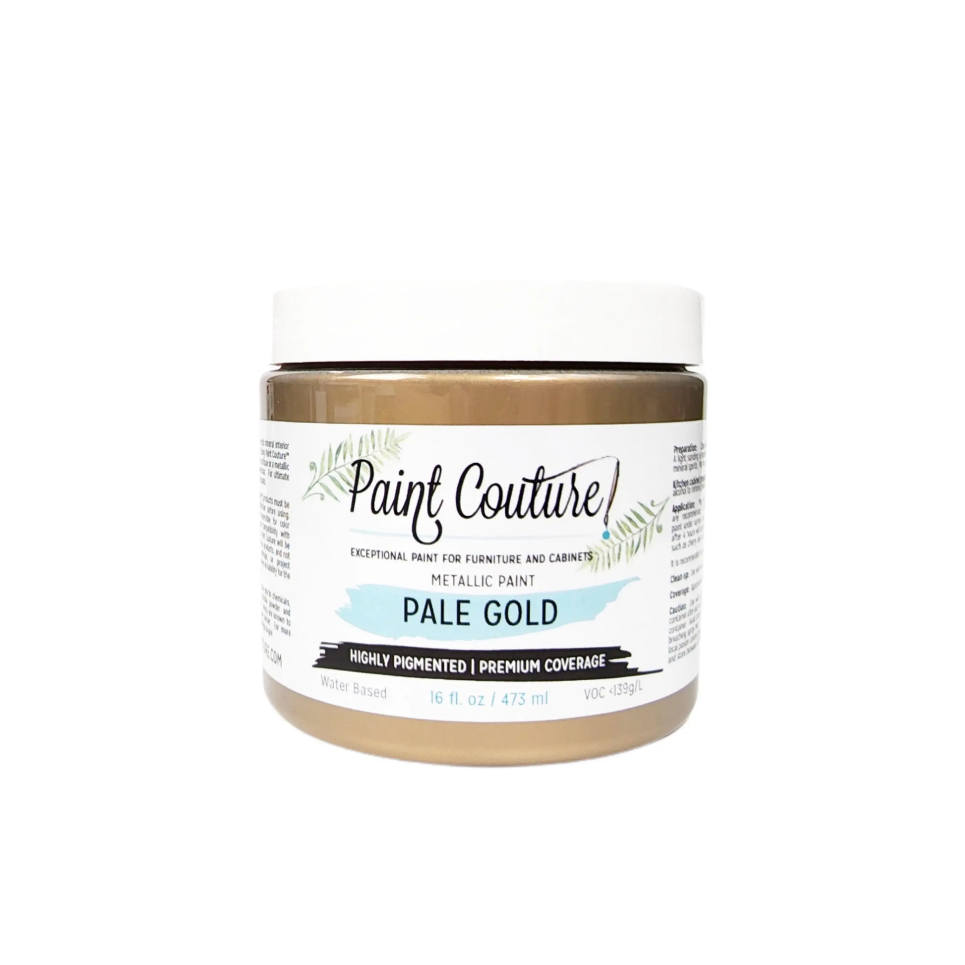 Paint Couture Metallic Paint Pale Gold Paint Couture
