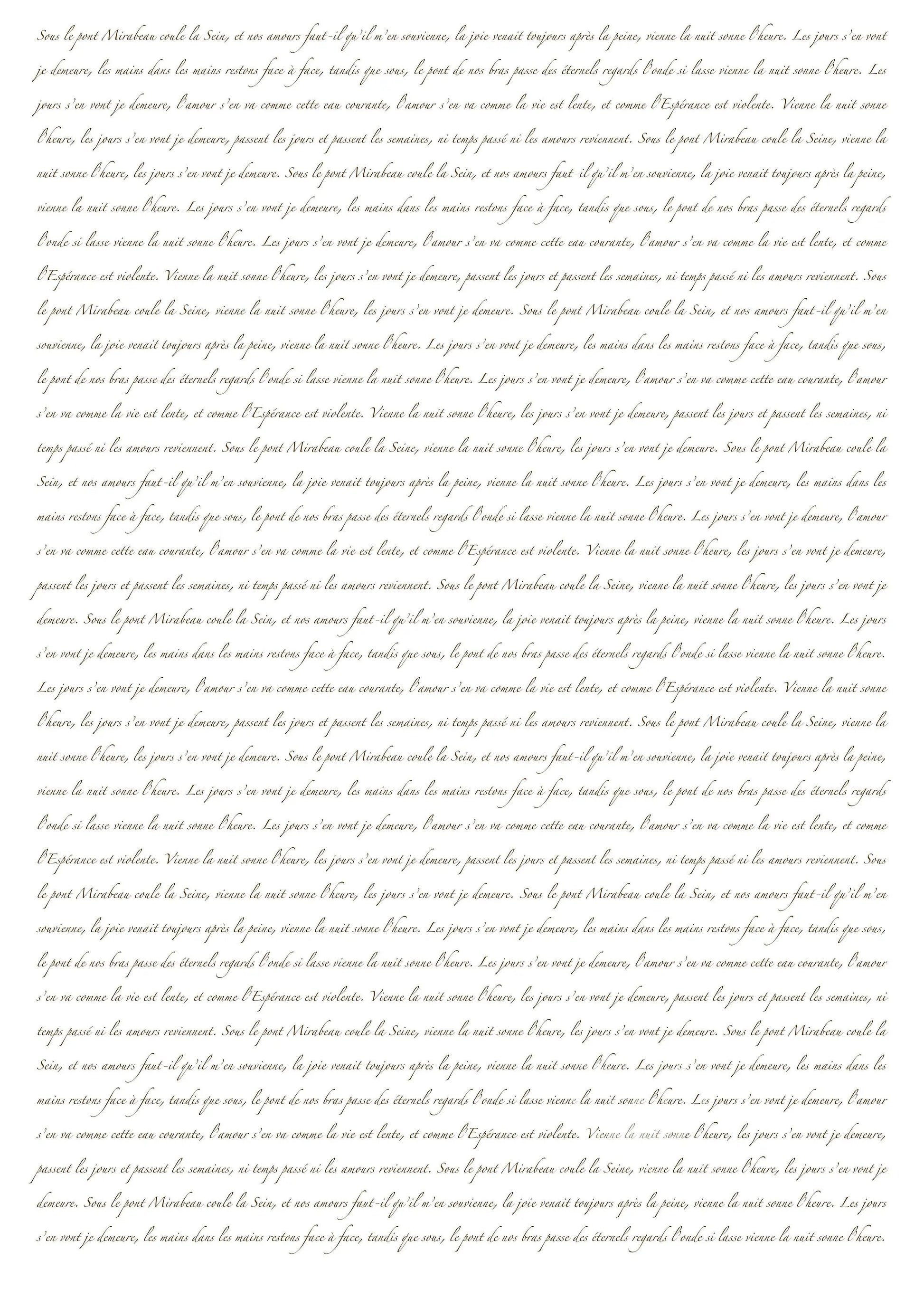 Posh Script Posh Chalk Decoupage - A3