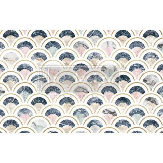 Re-Design with Prima Marbled Scales - DÉCOUPAGE DÉCOR TISSUE PAPER Prima Re-Design
