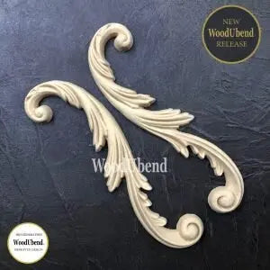 WoodUbend Pair of scrolls 6006