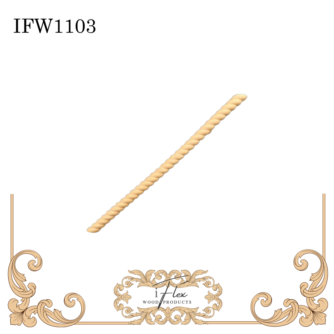 IFW 1103 Braided trim, 5 inches, crafting embellishment trim