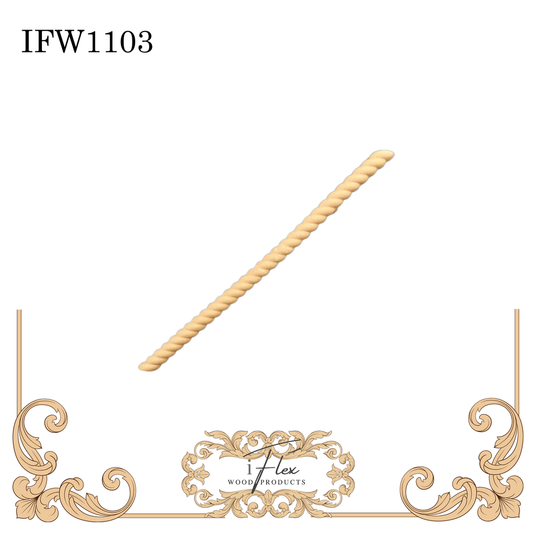IFW 1103 Braided trim, 5 inches, crafting embellishment trim