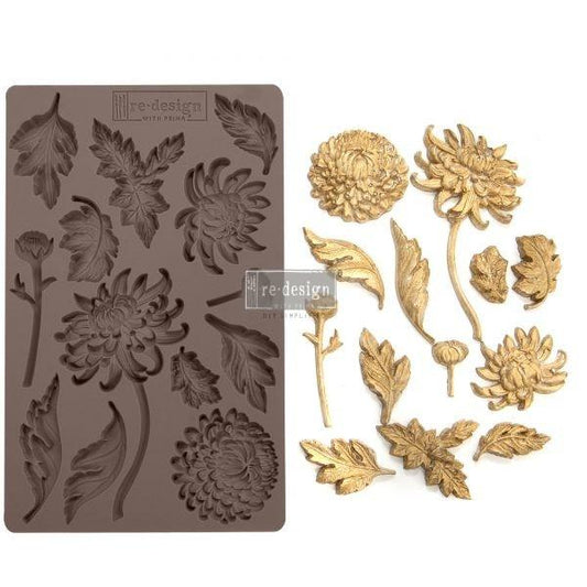 Re-Design with Prima DECOR MOULDS® – BOTANIST FLORAL – 5″ X 8″, 8MM THICKNESS