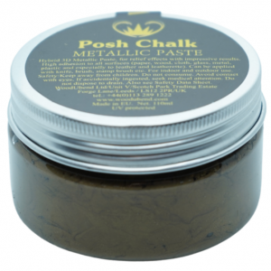 Posh Chalk Metallic Paste - Brown Van Dyke 110ml