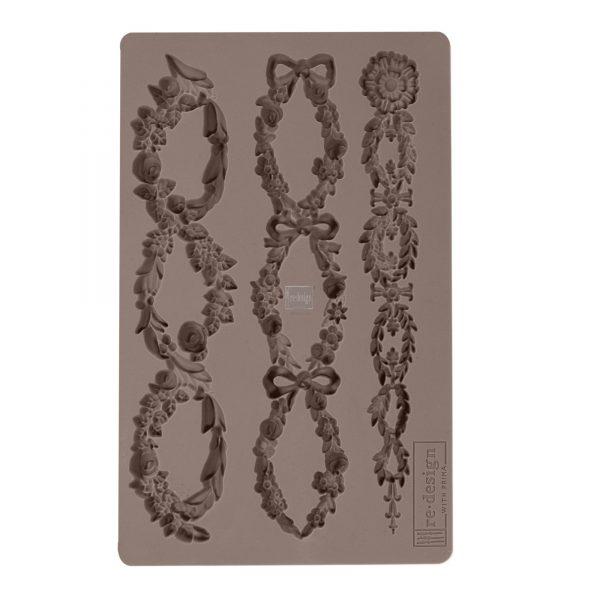 Re-Design with Prima DECOR MOULDS® – FLORAL CHAIN – 5″ X 8″, 8MM THICKNESS