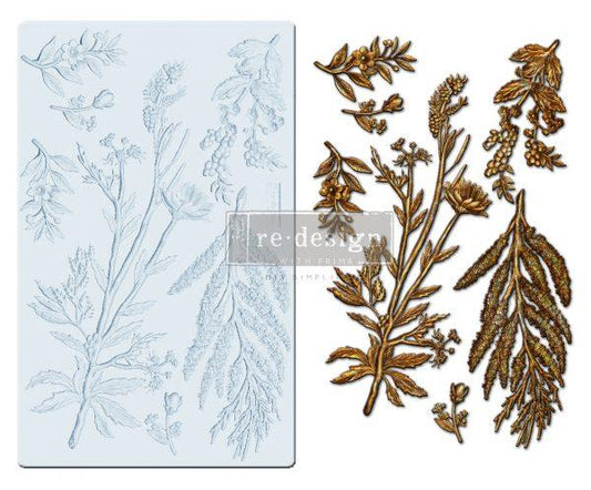REDESIGN DECOR MOULDS® – HERBOLOGY – 5″ X 8″, 8MM THICKNESS