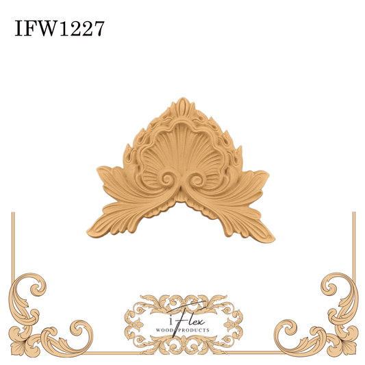 IFW 1227 iFlex Wood Products, bendable mouldings, flexible, wooden appliques, plaque
