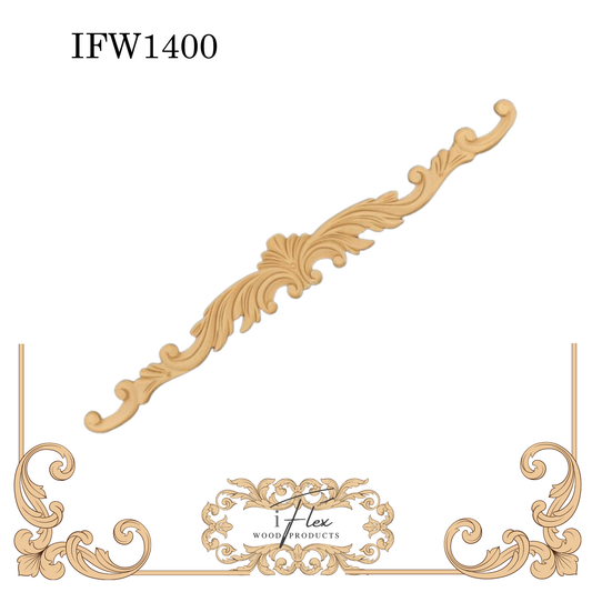 IFW 1400 iFlex Wood Products pediment Flexible Pliable Embellishment