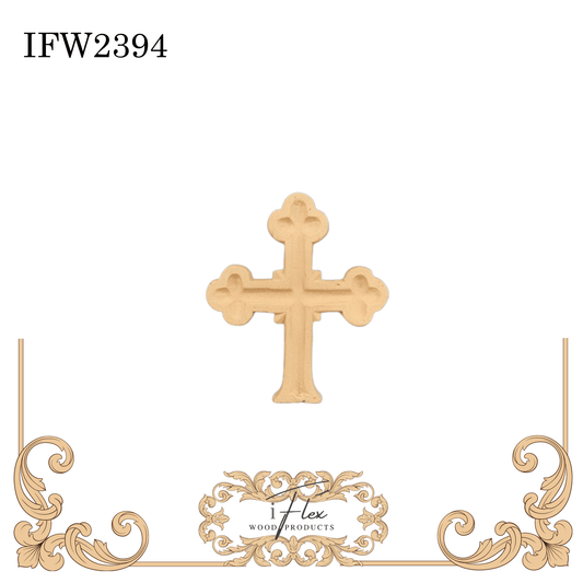 IFW 2394 iFlex Wood Products, bendable mouldings, flexible, wooden appliques, cross, misc