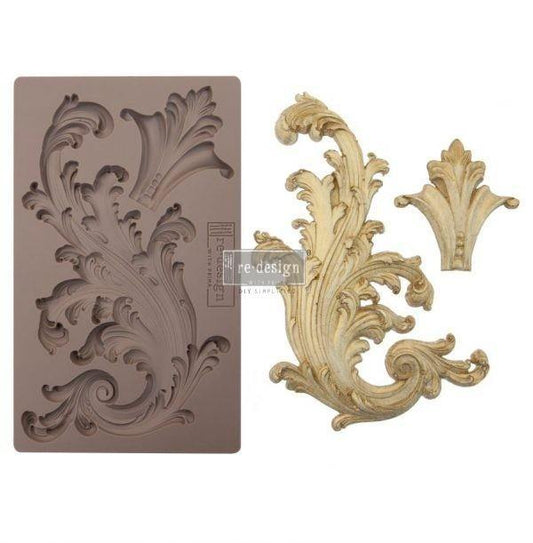 Re-Design with Prima DECOR MOULDS® – PORTICO SCROLL II – 5″ X 8″, 8MM THICKNESS