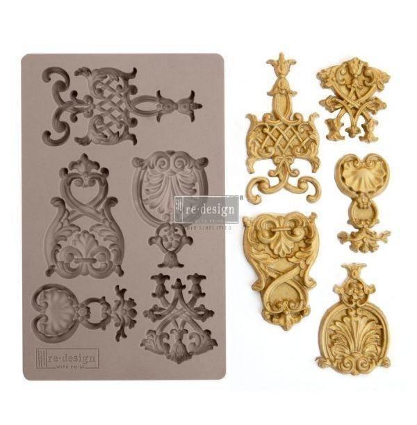 Re-Design with Prima DECOR MOULDS® – REGAL EMBLEMS – 5″ X 8″, 8MM THICKNESS