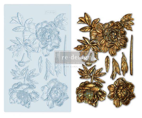 Re-Design with Prima DECOR MOULDS® – WILDERNESS ROSE – 5″ X 8″, 8MM THICKNESS