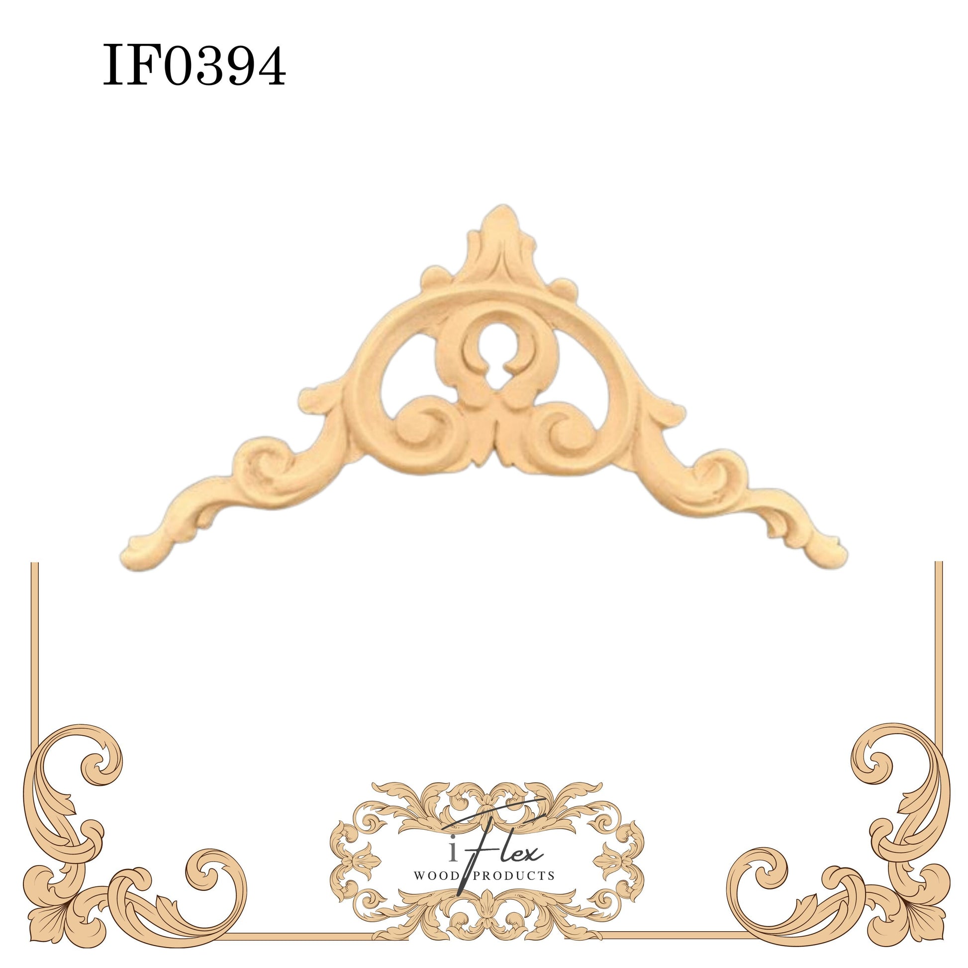IFW 0394  iFlex Wood Products Corner bendable mouldings, flexible, wooden appliques
