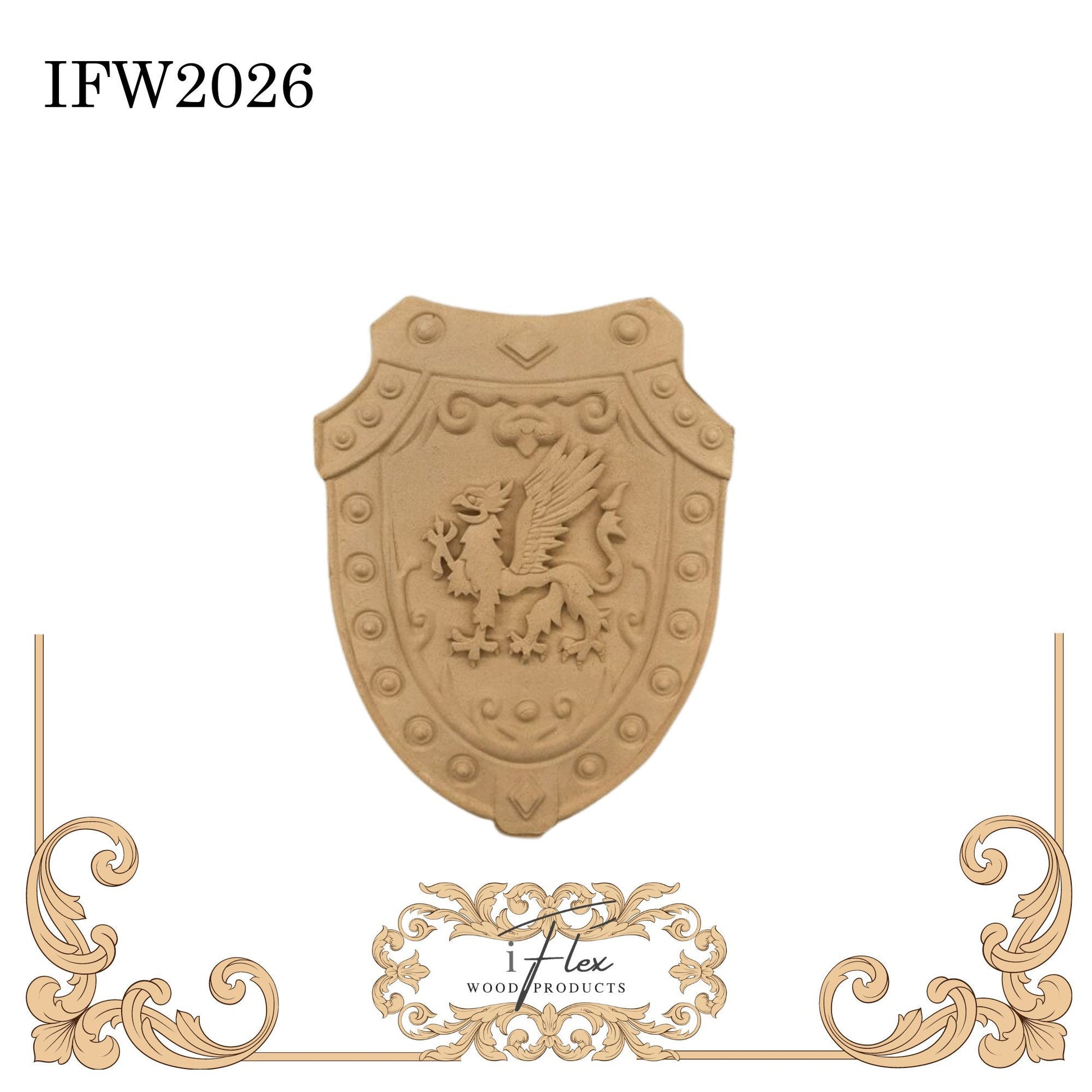 IFW 2026 iFlex Wood Products, bendable mouldings, flexible, wooden appliques, shield, misc