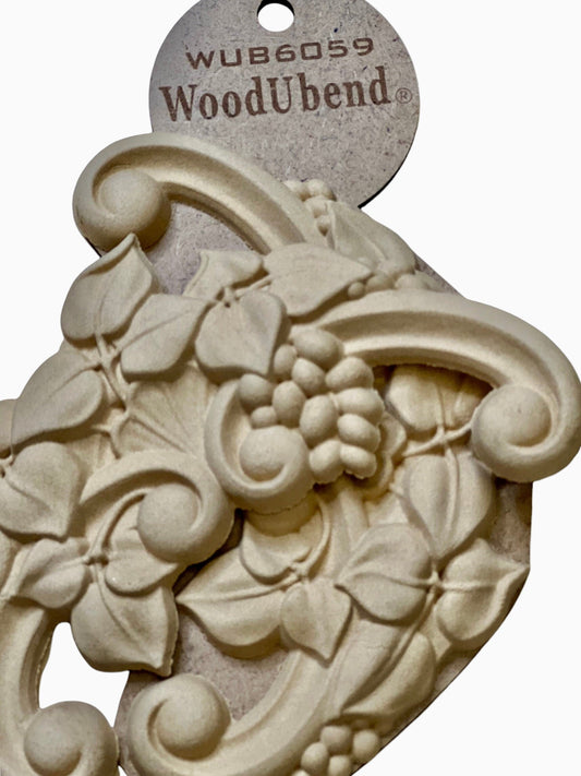 Woodubend bendable moulding scroll pair