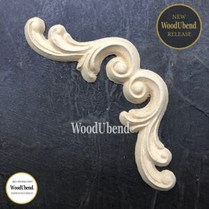 Woodubend moulding pair bendable wood 6008